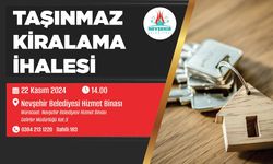 NEVŞEHİR BELEDİYESİ’NDEN TAŞINMAZ KİRALAMA İHALESİ