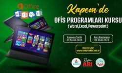 KAPEM’de Ofis Programları Kursu Açılıyor