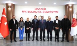 AK Parti Nevşehir İl Başkanı ve Yönetim Kurulu Üyeleri Rektör Aktekin’i Ziyaret Etti