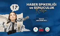 “Haber Spikerliği ve Sunuculuk” Kursu Açılacak