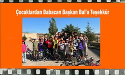 Çocuklardan Babacan Başkan Bul’a Teşekkür