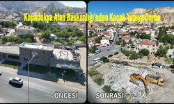 “Kapadokya Alan Başkanlığı’ndan Kaçak Yapıya Darbe”