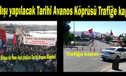Avanos turizmcileri Taş köprü trafiğe açılış için kapatılmasına tepki gösterdi