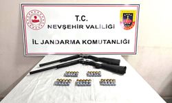 Nevşehir’de Otoyol Kontrolünde Ruhsatsız Tüfek Ele Geçirildi