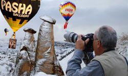 Peribacaları Beyaz Gelinliklerini Giydi: Kapadokya’ya Gecikmeli Gelen Kar Büyüledi.