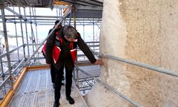 A. Cem Aslanbay, Göreme’deki Peribacasında Restorasyon Çalışmalarını İnceledi.