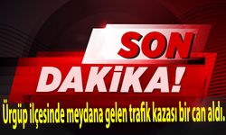 Nevşehir’in Ürgüp ilçesinde meydana gelen trafik kazası bir can aldı.