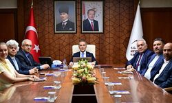 KAP-HİB’den Vali Hüseyin Kök’e Hayırlı Olsun Ziyareti.