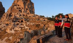 Uçhisar Kalesi ve çevresinde kapsamlı saha incelemesi.