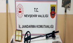 Nevşehir'de kaçak kazıya suçüstü: 6 şüpheli yakalandı.