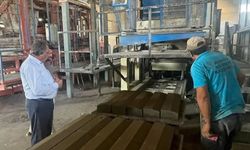 Kum ocağı ve kilit parke tesisinde inceleme