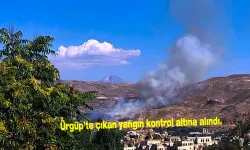 Ürgüp’te çıkan yangın kontrol altına alındı.