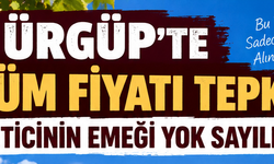 ÜRGÜP’TE ÜZÜM FİYATI TEPKİSİ: “ÜRETİCİNİN EMEĞİ YOK SAYILIYOR”
