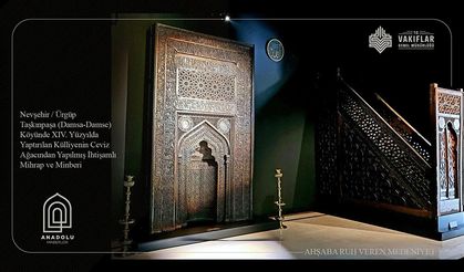 Ürgüp’ün Taşkınpaşa Köyü.” kapı ve minberi geri istendi