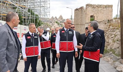 Kültür ve Turizm Bakanı Mehmet Nuri Ersoy’dan Kapadokya’da Yoğun Mesai.