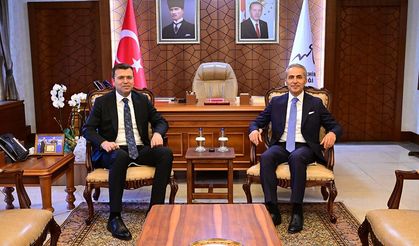 Niğde Valisi Akmeşe'den Nevşehir Valisi Kök'e Hayırlı Olsun Ziyareti.