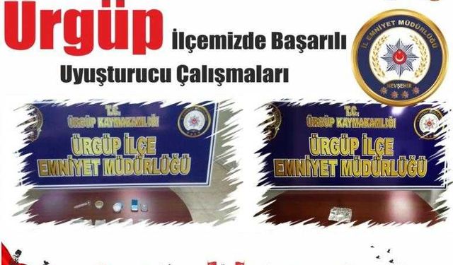 Ürgüp İlçemizde Başarılı Uyuşturucu Çalışmaları.