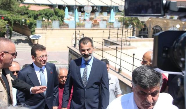 İBB Başkanı Ekrem İmamoğlu'ndan Ürgüp Belediye Başkanı Ali Ertuğrul Bul'a Ziyaret