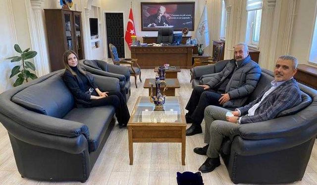 Sarıaslan ve Altıok'tan Hacıbektaş Kaymakamı Kurtoğlu’na Ziyaret