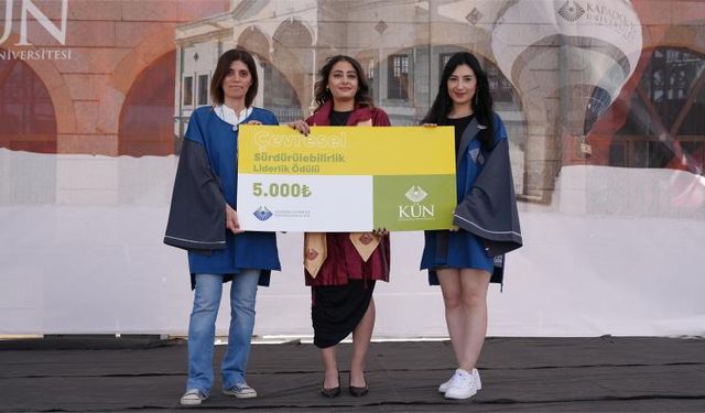 2023-2024 Akademik Yılı Çevresel Sürdürülebilirlik Liderlik Ödülü Sahibini Buldu