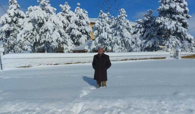 En çok kar Hacıbektaş’ta