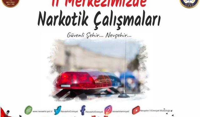 İl Merkezimizde Narkotik Çalışmaları.