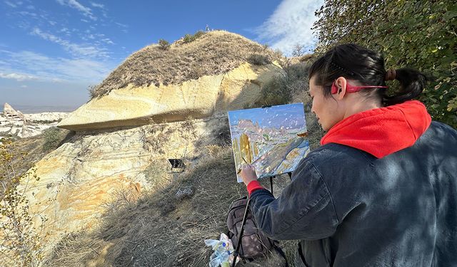 Uluslararası Sanatçıların Katıldığı Kapadokya Plein Air KÜN’de Başladı