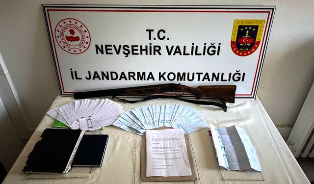 Nevşehir'de tefecilik çetesine baskın