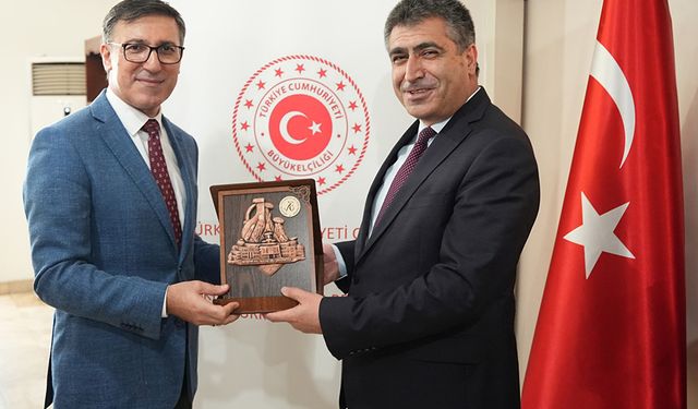 Rektör Aktekin’den Türkiye’nin Cakarta Büyükelçisi Küçükcan’a Ziyaret