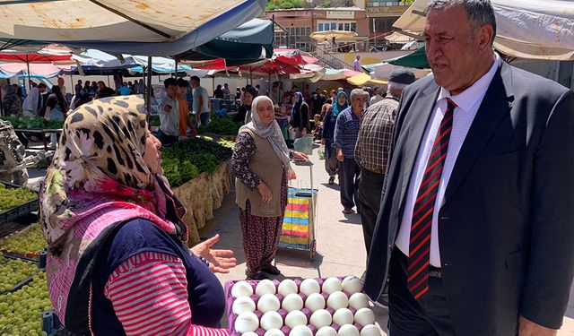 CHP Niğde Milletvekili Ömer Fethi Gürer, TBMM’de düzenlediği basın toplantısında artan yumurta fiyatlarına dikkat çekti.,