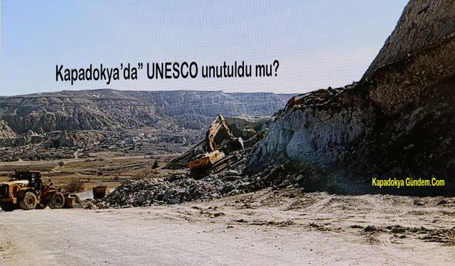 Kapadokya’da yol için kayaların yıkılmasına kimler dur diyecek