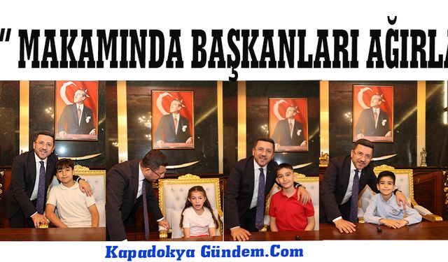 Başkan Arı, 23 Nisan'da Koltuğu Çocuklara Devretti
