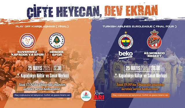 ÇİFTE HEYECAN DEV EKRANDA