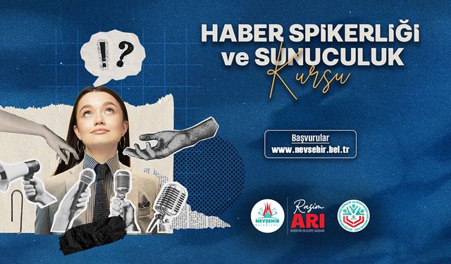 “Haber Spikerliği ve Sunuculuk” Kursu Açılacak
