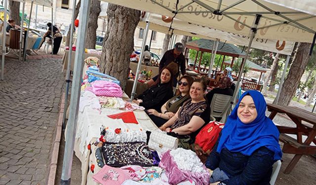 Ürgüp’te kadın el emeği pazarı açıldı