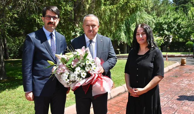 Vali Ali Fidan'dan Ürgüp Kaymakamı Ömer Coşkun’a Nezaket Ziyareti