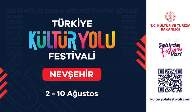 NEVŞEHİR KÜLTÜR YOLU FESTİVALİ 2 AĞUSTOS’TA BAŞLIYOR: SANAT, KÜLTÜR VE EĞLENCE DOLU 9 GÜN!