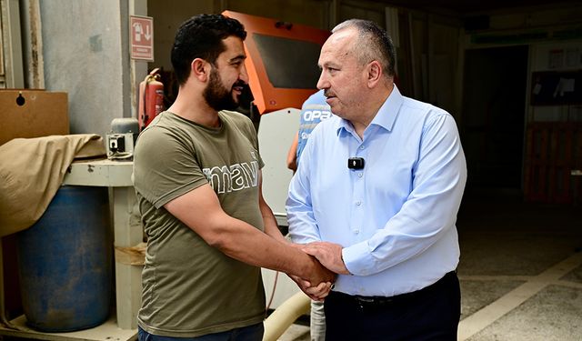Vali Fidan, Lale Sanayi Sitesi esnafını ziyaret etti