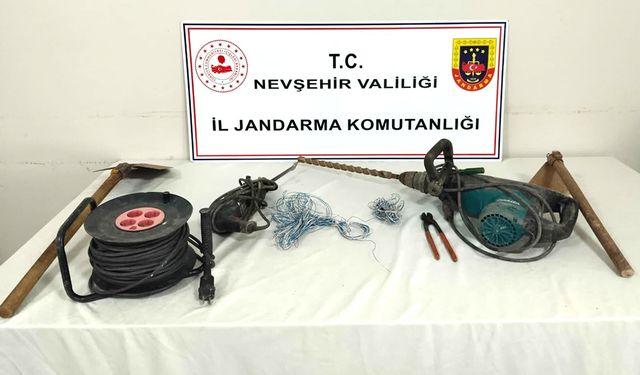 Nevşehir’de İzinsiz Kazı ve EYP Operasyonu: 5 Gözaltı