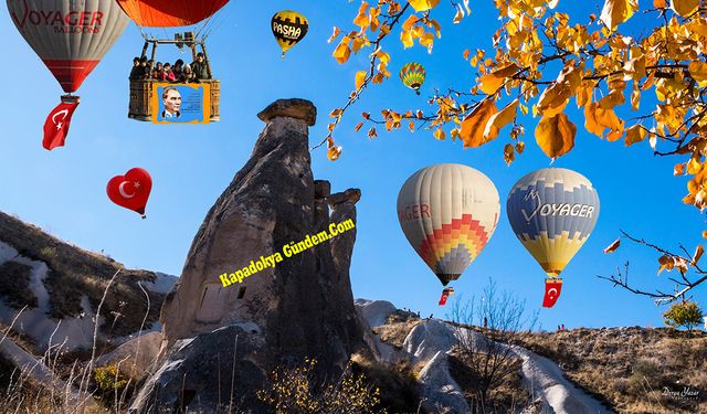 110 Öğretmene Kapadokya’da Unutulmaz Balon Uçuşu