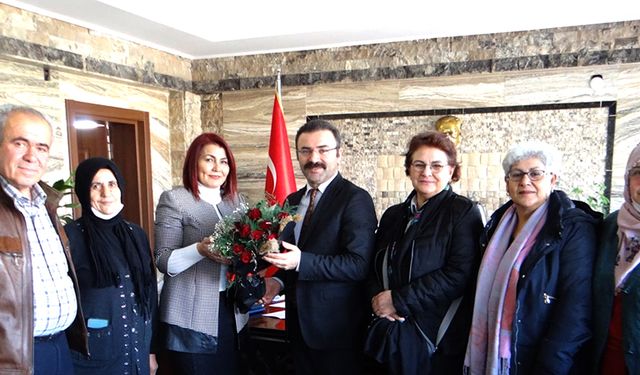 ÜREVKAD’tan Kaymakam Caner’e Anlamlı Ziyaret