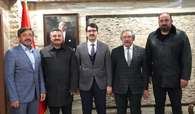 Belediye Başkanlarından Kaymakam Coşkun’a Nezaket Ziyareti