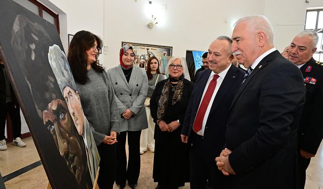 Vali Fidan’dan Atatürk, Kapadokya ve Yapay Zekâ Temalı Sergiye Ziyaret