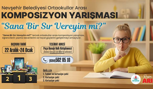 “Sana Bir Sır Vereyim mi?” Temalı Kompozisyon Yarışması