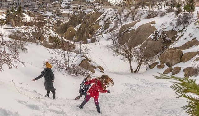 SON DAKİKA | Nevşehir’de Eğitime Kar Tatili