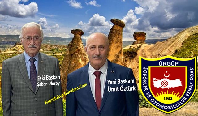 Ürgüp Şoförler ve Otomobilciler Odası’nda Başkanlık Seçimi Sonuçlandı