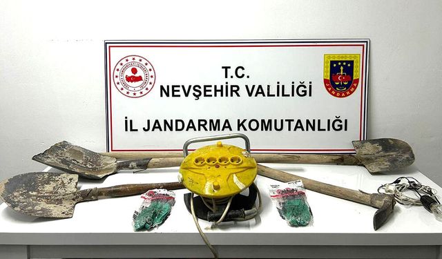 Kaçak kazıya suçüstü