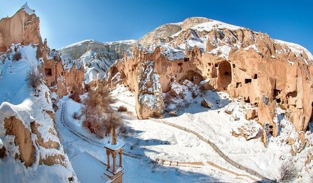 Kapadokya’da 4 Gün Boyunca Kar Yağışı Bekleniyor