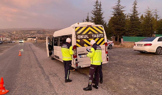 Nevşehir’de Okul Servisleri Mercek Altında