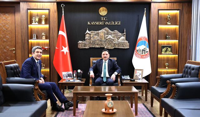 Kapadokya Alan Başkanı Aslanbay’dan Kayseri Valisi Çiçek’e Ziyaret